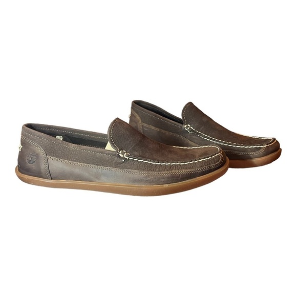 NEW Timberland Men's Odelay Dark Brown Venetian Loafer Boat Shoes, make offer!! - Picture 6 of 12